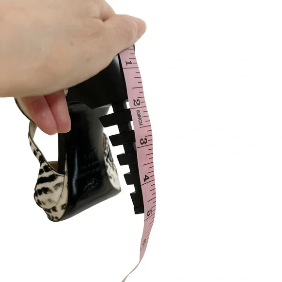 Proenza Schouler Black White Crisscross Strap Peep Toe Fishbone Heels, 38.5=8.5 - Picture 10 of 12